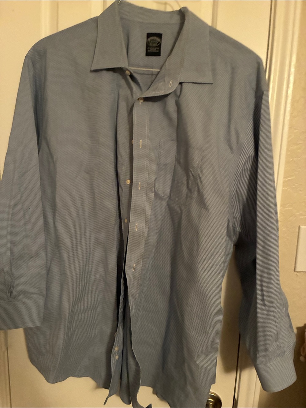 Brooks Brothers Light Blue Men's Dress Shirt - Spread Collar